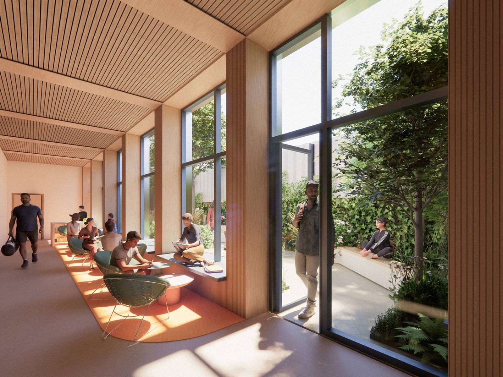 Shared student amenity space at Britannia Street