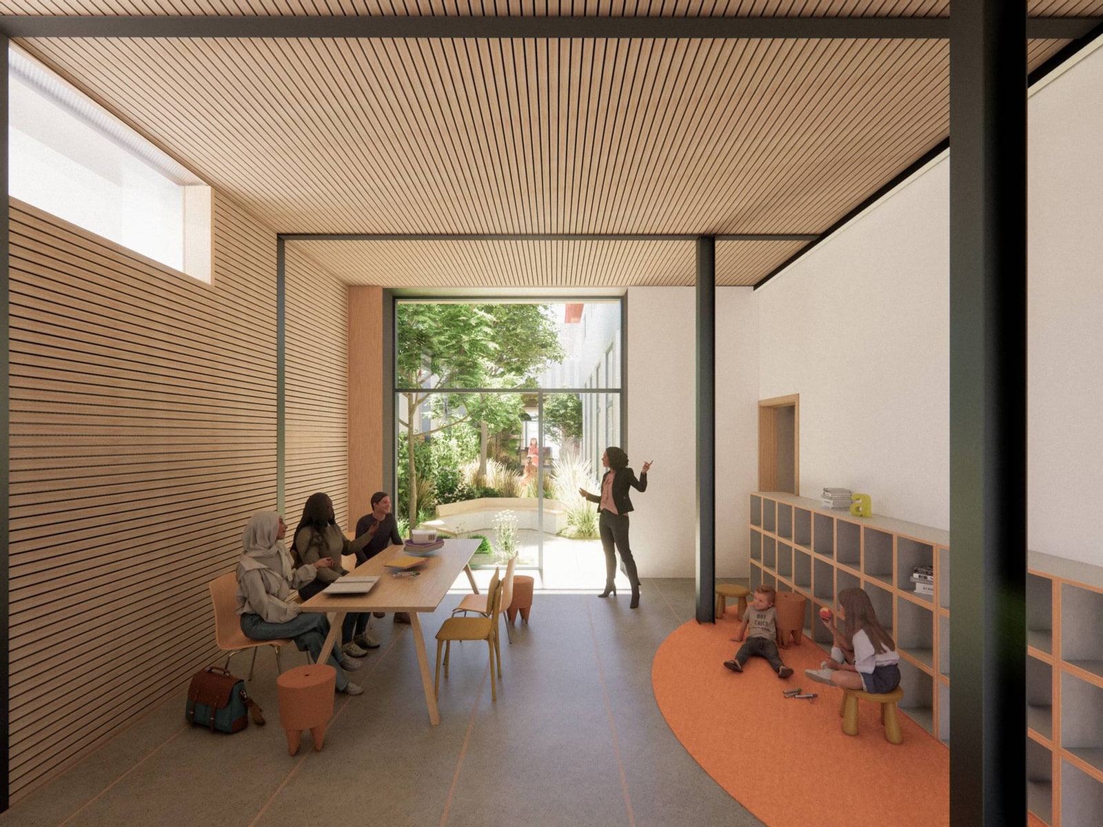 Interior amenity space at Britannia Street
