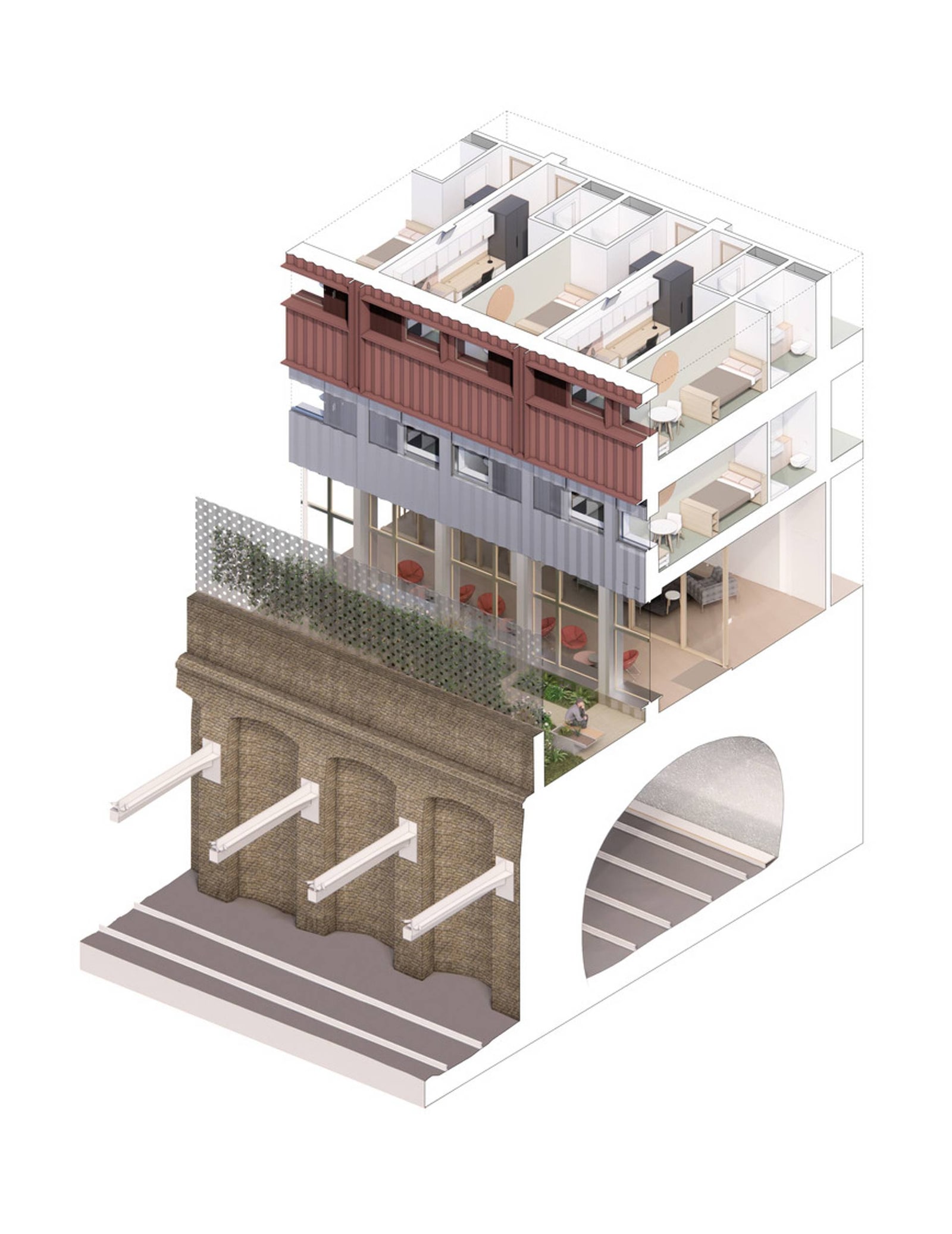 Britannia Street building section