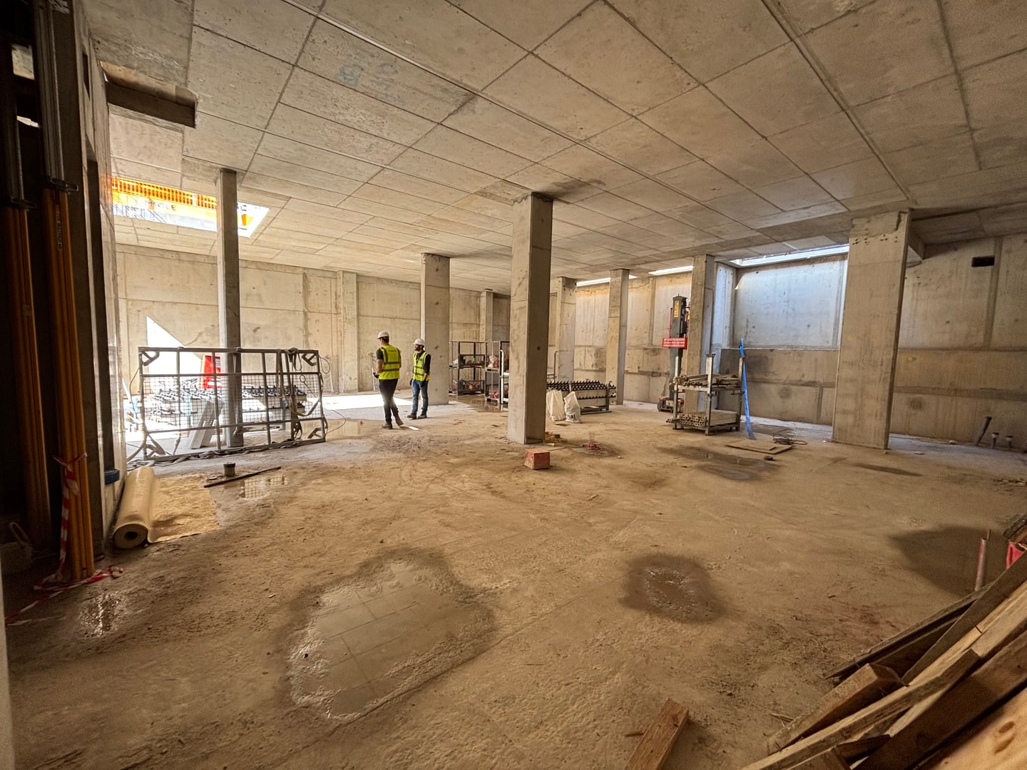12–13 Bruton Street internal construction progress