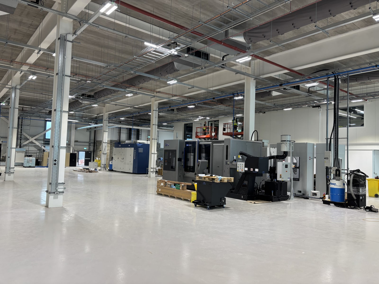Industrial warehouse and operational workspace